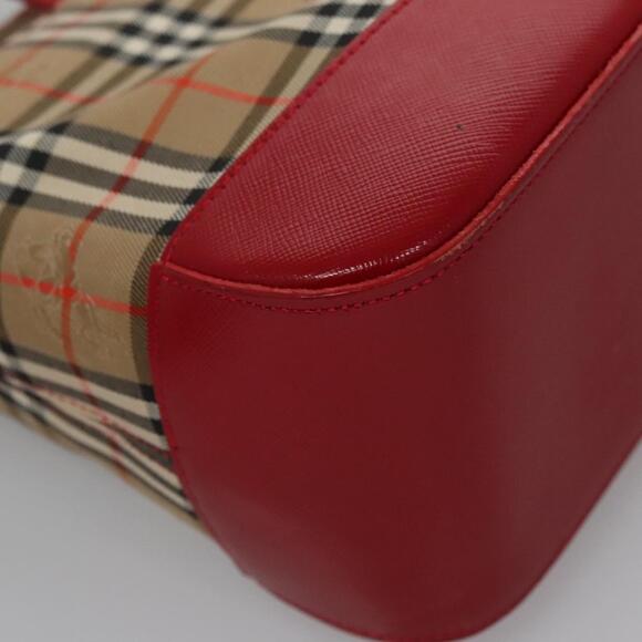 Burberry Nova Check Hand Bag Canvas Beige - Picture 15 of 16